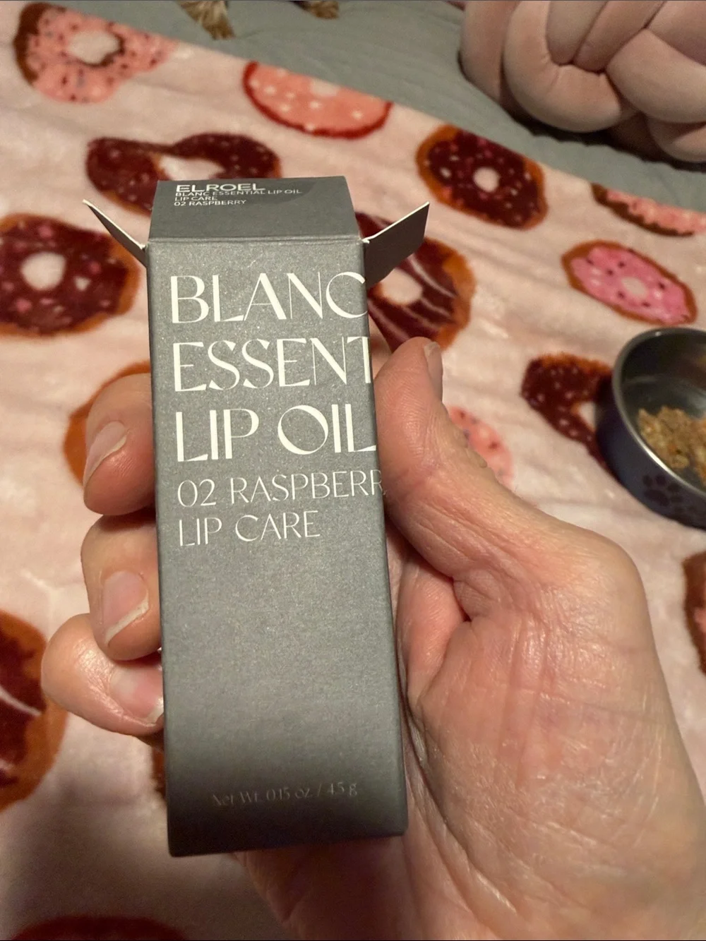 Blanc Essent Lip Oil 02 Raspberry - Shiny Raspberry Tint - Picture 4 of 5
